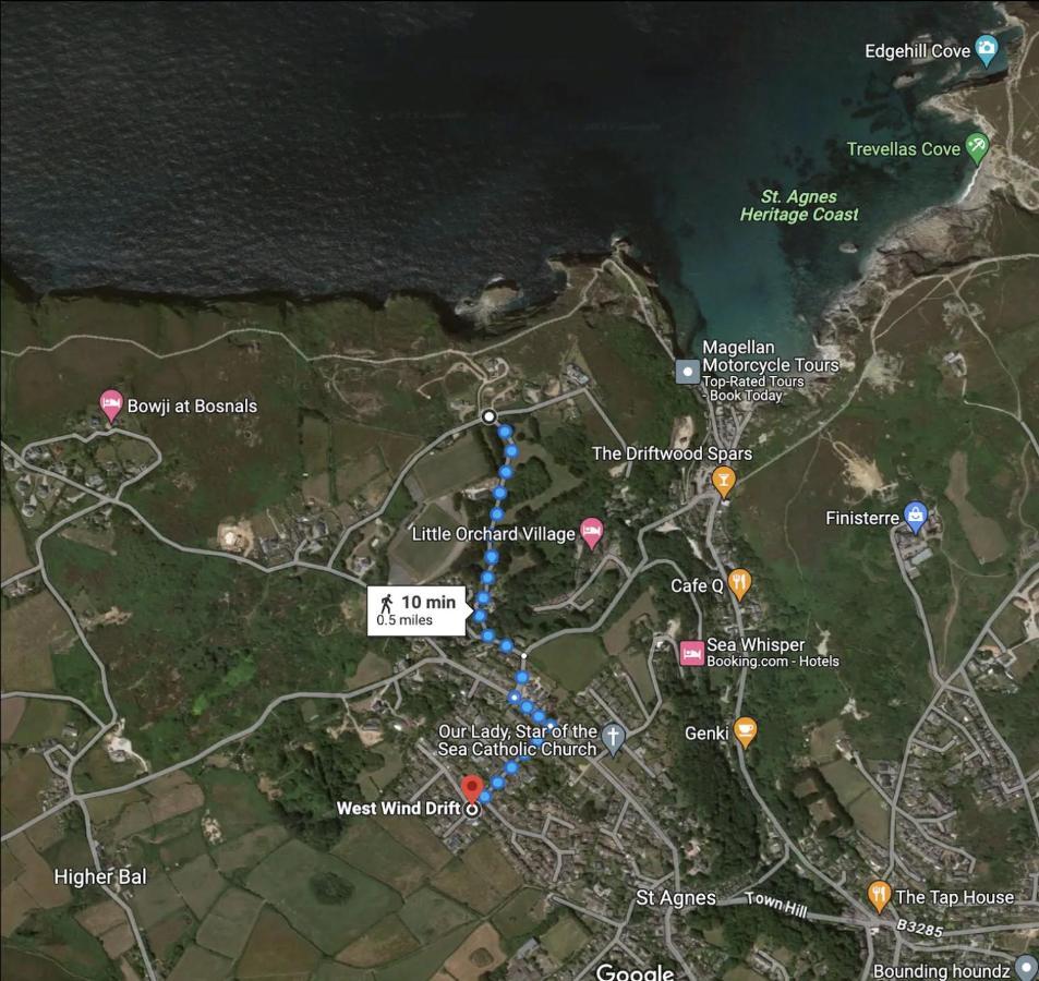 Howlyek, In St Agnes Village St Agnes (Cornwall) Exterior foto